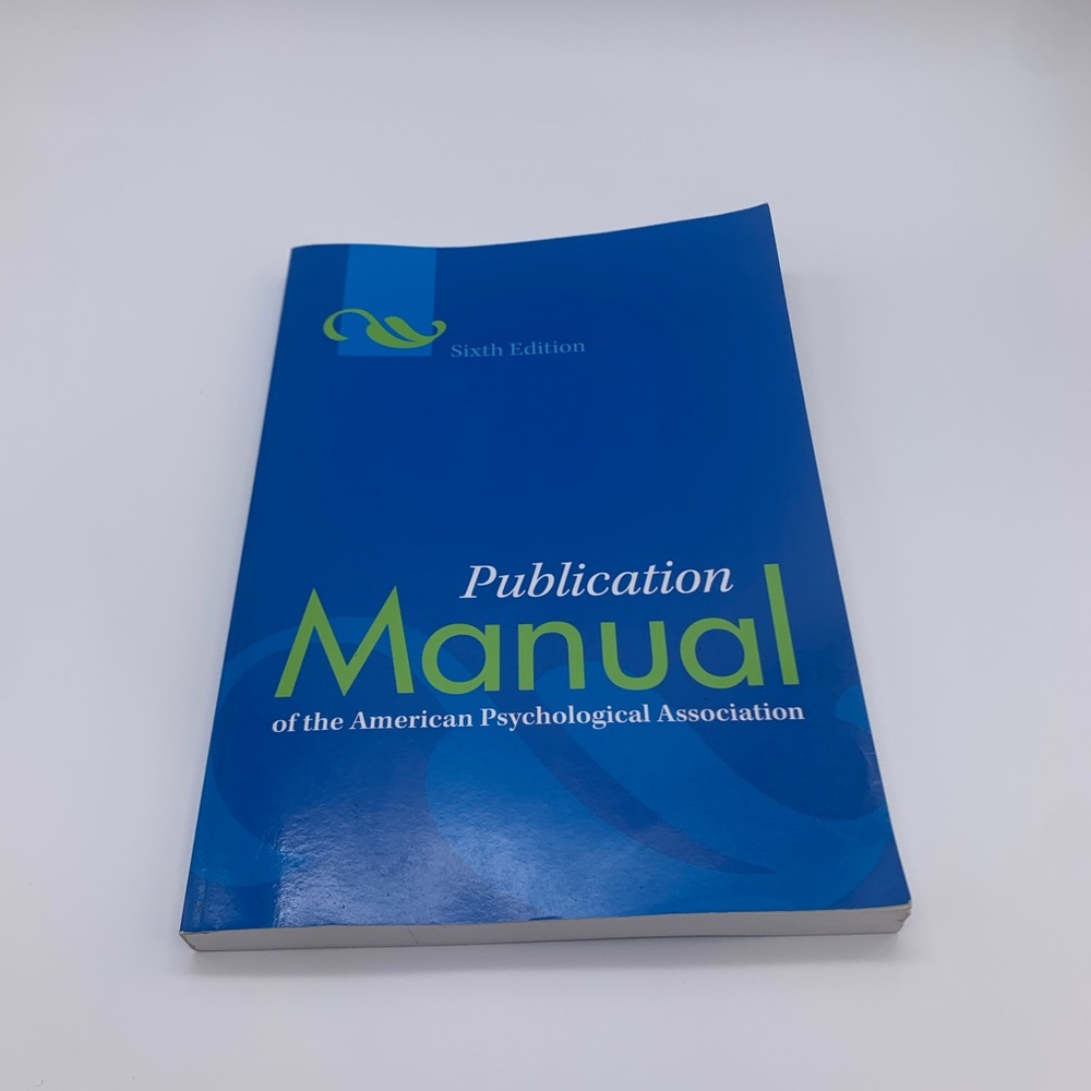 Publication Manual of the American Psychological Association® by American...6th